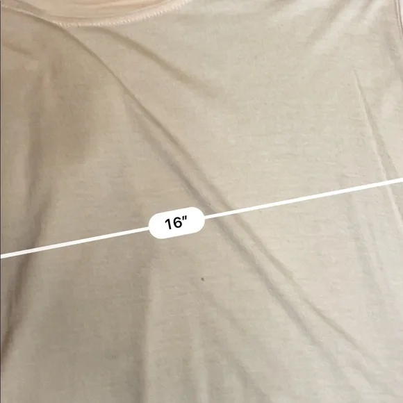 Truly madly deeply peach color soft tee - Picture 4 of 4